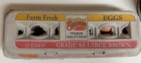 Large brown AA Eggs