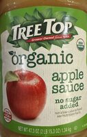 Organic apple sauce