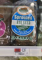 Freshly Sprouted Wheat - Rye Seed Bread