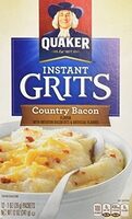 Instant grits country bacon flavor