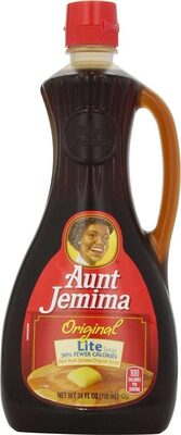 Aunt jemima pancake syrup lite