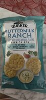 Buttermilk Ranch Classic Flavor Non-Gmo Rice Crisps