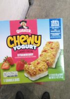 Chewy Yogurt Flavored Coating Strawberry Granola Bars