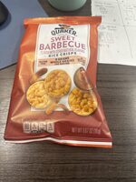 Sweet barbecue rice crisps, sweet barbecue