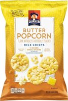 Gluten Free Popped Rice Crisps, Butter Popcorn