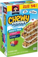 Chewy yogurt granola bars