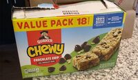 Chewy Chocolate Chip Granola bars
