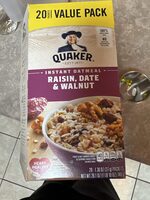 Instant Oatmeal Raisin, Date & Walnut