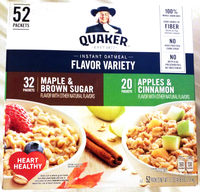 Instant Oatmeal Flavor Variety