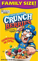 Cap'n crunch's crunch berries sweetened corn & oat cereal