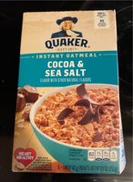 Instant oatmeat cocoa & sea salt