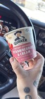 Instant oatmeal strawberry and cream