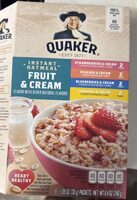 Instant Oatmeal Fruit & Cream