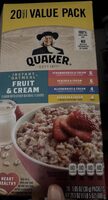 Instant Fruit & Cream Oatmeal