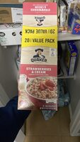 Instant Oatmeal Strawberries & Cream