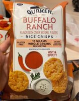Quaker buffalo ranch rice crisps