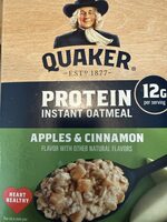 Protein Instant Oatmeal Apples & Cinnamon
