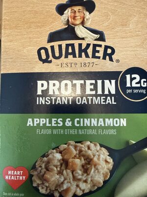 Protein Instant Oatmeal Apples & Cinnamon