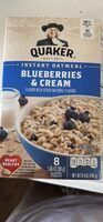 Instant Oatmeal Blueberries & Cream