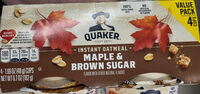 Instant Oatmeal Maple & Brown Sugar