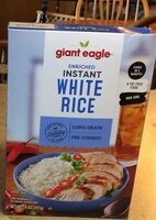 Instant white rice