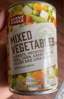 Mixed vegetables carrots