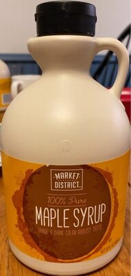 100% Pure Maple Syrup by Market District