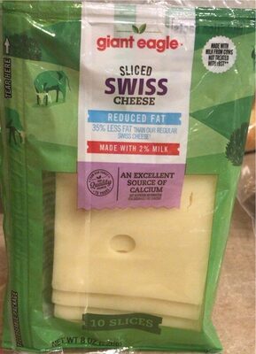 Sliced Swiss Cheese by Giant Eagle