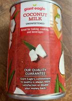 Coconut milk (unsweetened)
