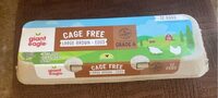 Cage free large brown eggs