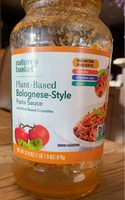 Plant-based Bolognese style pasta sauce