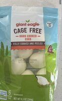 Cage Free Hard Cooked Eggs