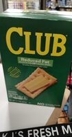 Club crackers - reduced fat