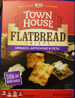 Flatbread crisps crackers
