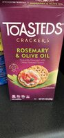 Toasted Crackers Rosemary & Olive Oil