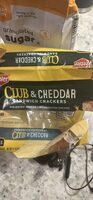 Club & cheddar Sandwich Crackers Cheddar