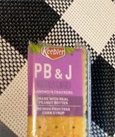 Keebler Cracker Packs Pb'N J 1.38Oz
