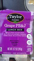 Grape PB&J Lunch Box