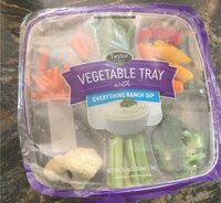Vegetable Tray with Everything Ranch Dip