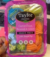 Carrot Chips, Broccoli & Celery Snack PAck