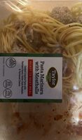 Pasta marinara with meatballs