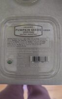 Organic Pumpkin Seeds Roasted Salt