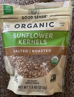 Organic Roasted & Salted Sunflower Kernels