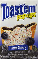 Frosted Blueberry Pastries
