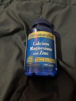 Calcium magnesium and zinc tabs