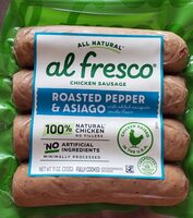 ROASTED PEPPER & ASIAGO Chicken Sausage