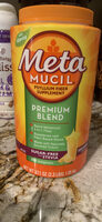 Psyllium Fiber Supplement Premium Blend Orange Flavored