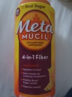 4-in-1 Fiber Psyllium Fiber Supplement Orange