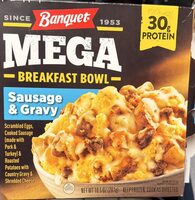 Mega Breakfast Bowl Sausage & Gravy