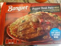 Pepper Steak Patty Meal